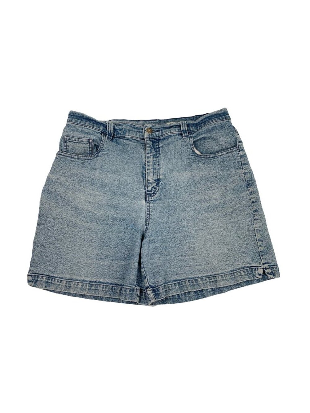 Vintage Penmans Medium Wash Baggy Denim Shorts Women's 14